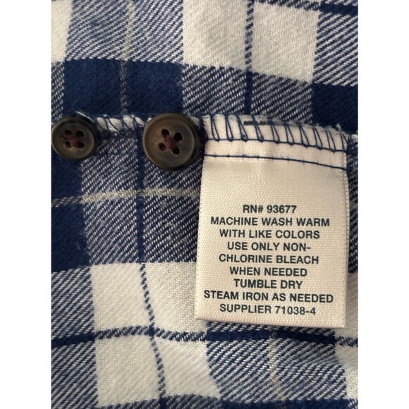 Reclaim & Rethread Upcycled Legacy Flannel Shirt Chicago Cubs Blue Size S/M - Picture 8 of 9